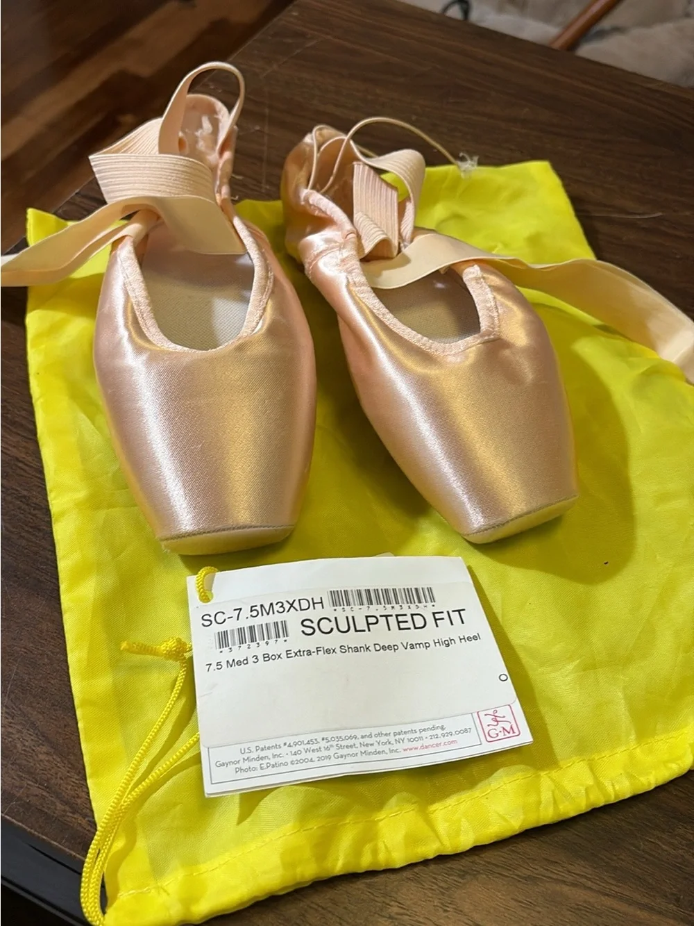 Gaynor Minden Sculpted Fit Pink Satin Pointe Shoes